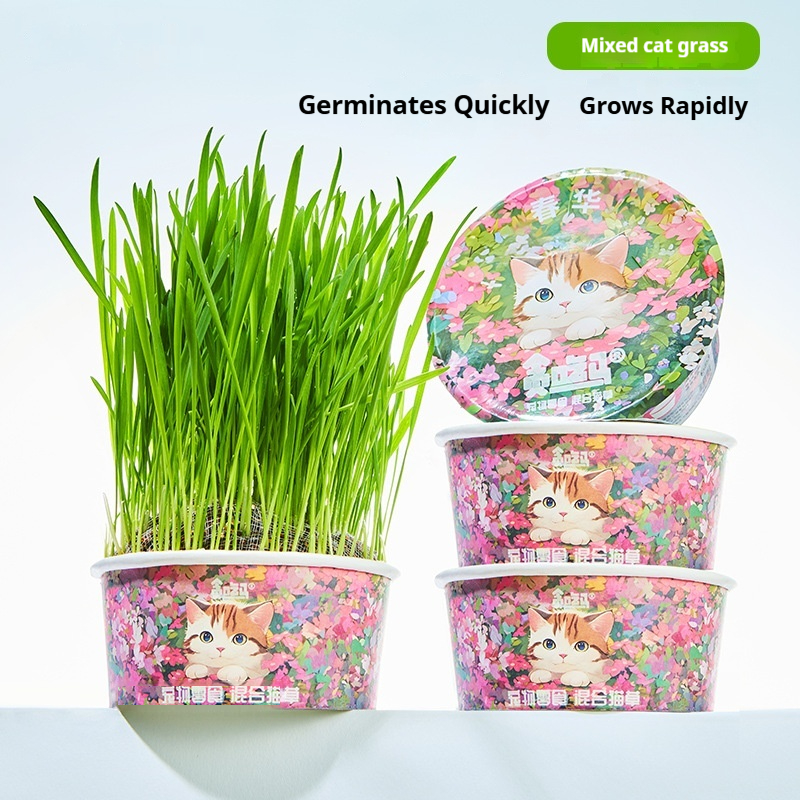 Soil-free Mixed Cat Grass Treats