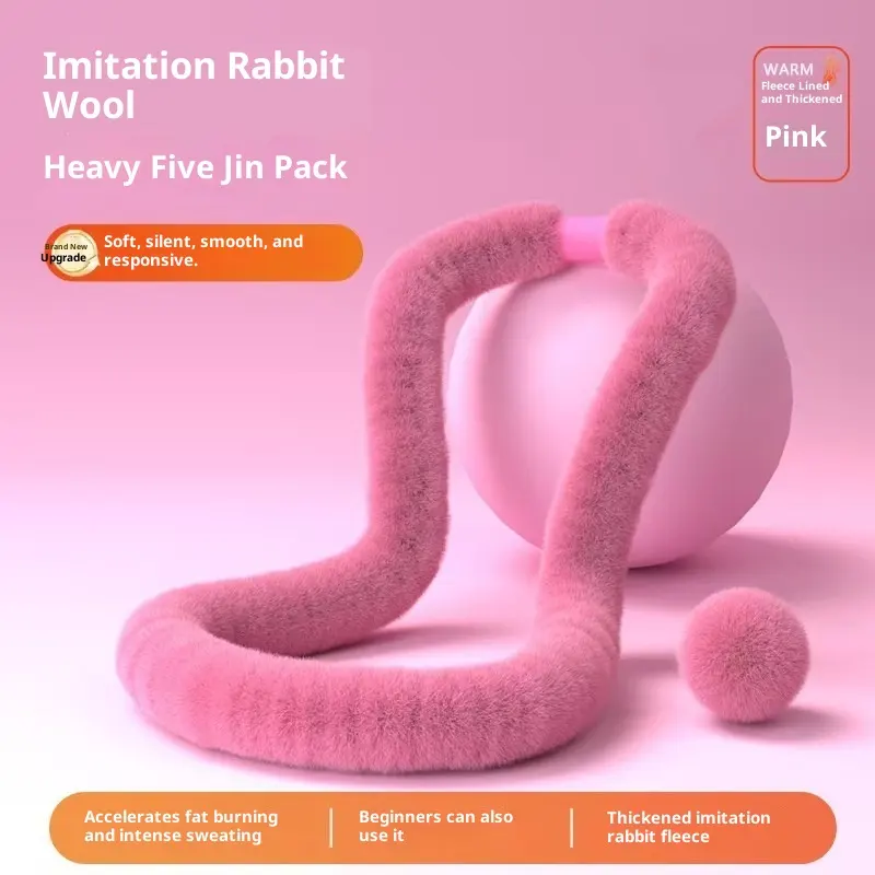 Straight-style Faux Rabbit Fur Soft