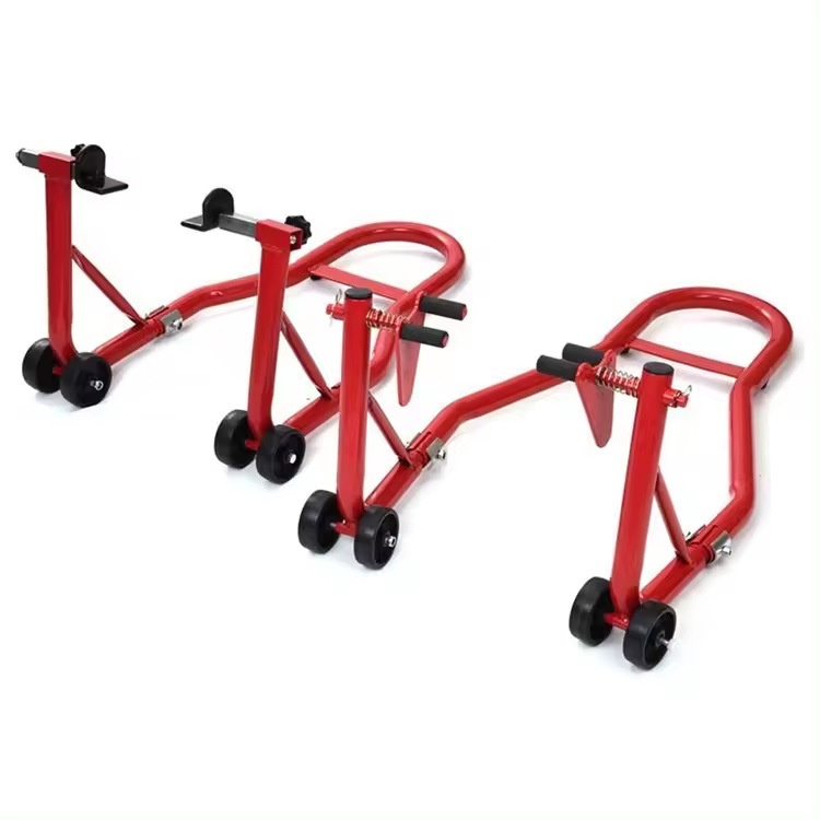 Motorcycle Stand Front And Rear Wheel Parking Rack 5