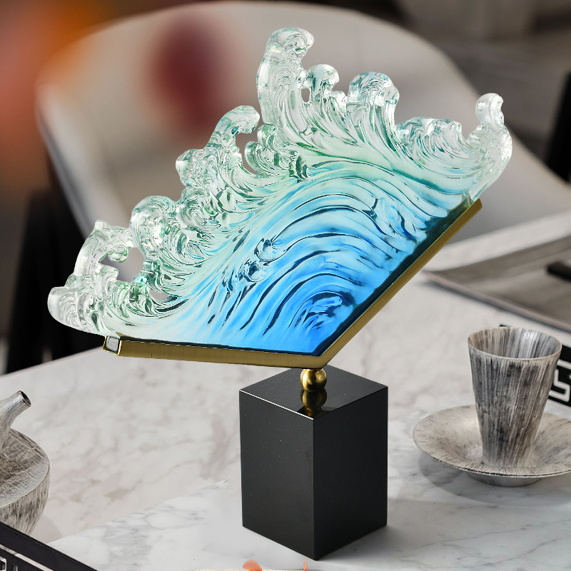 Wind-and-water-inspired Decorative Craft With A Minimalist High-end Aesthetic