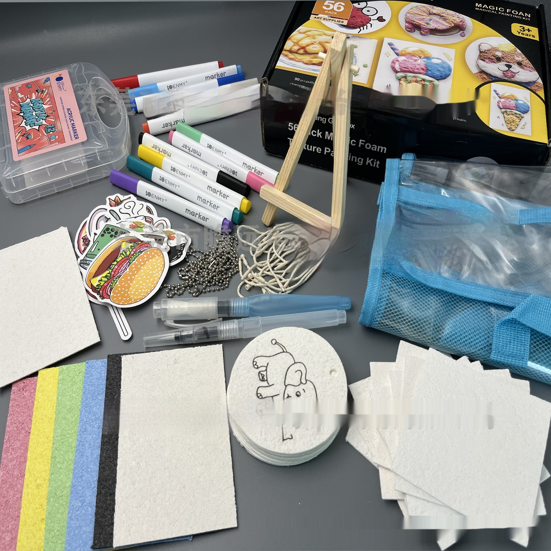 3D Drawing Magic Canvas Sponge Painting Set