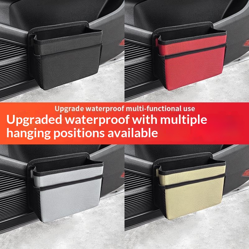 Car Trash Can Car Storage Box Door-Side Hanging Type