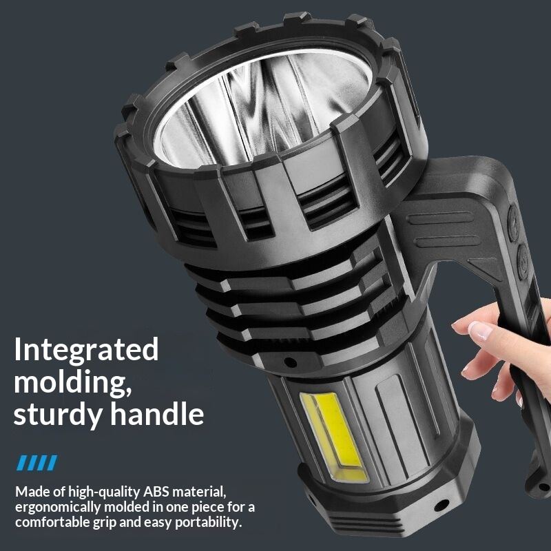 High-Intensity Laser Cannon Outdoor Long-Range Searchlight LED Portable Lamp