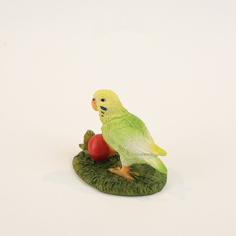 Bonsai Decorative Gift Cute Branches With Little Birds And A Parrot