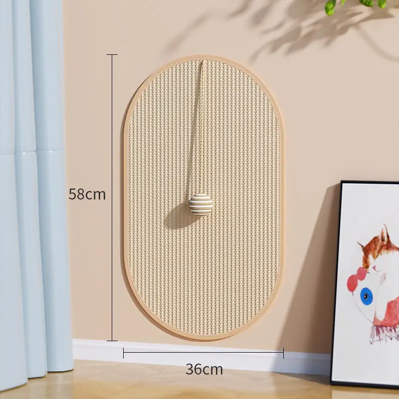 Sisal Cat Scratcher Wall-mounted, Standing Type