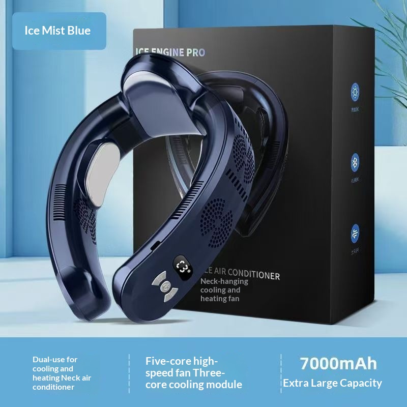 Semiconductor Neck-Mounted Heating And Cooling Fan 8