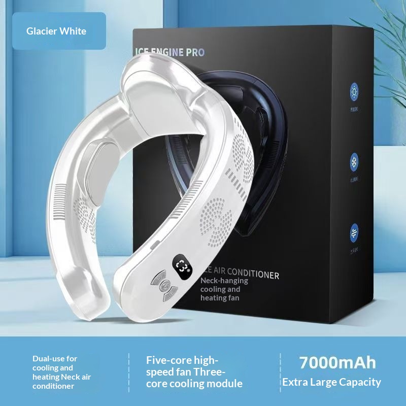 Semiconductor Neck-Mounted Heating And Cooling Fan 7