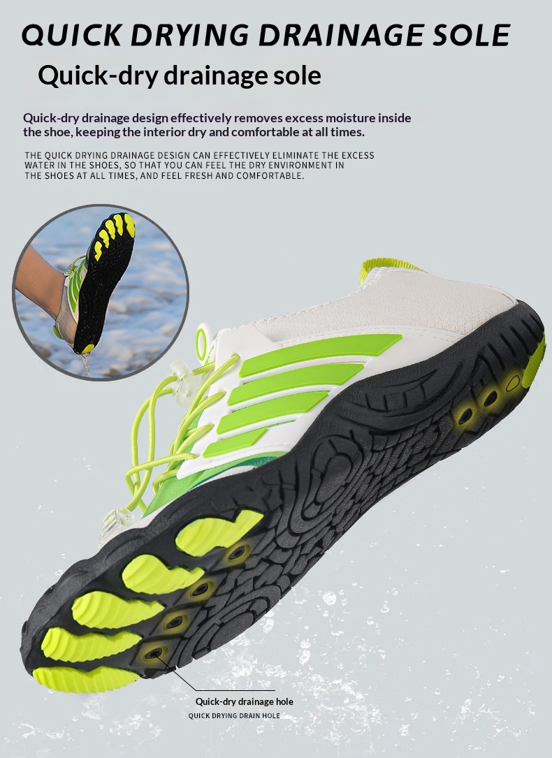 Unisex Water Shoes - Non-Slip Breathable Aquatic Shoes — sole detail 2