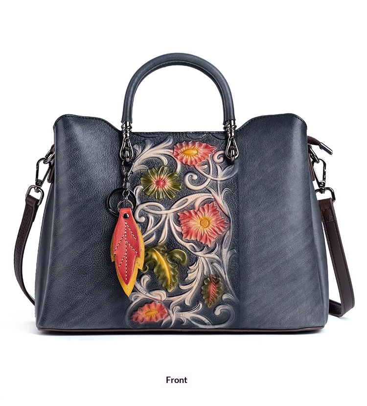 Retro Genuine Leather Embossed Large-Capacity Tote Bag 25 57623e74 26ac 49bd 9dd6 deeedd34495c trans
