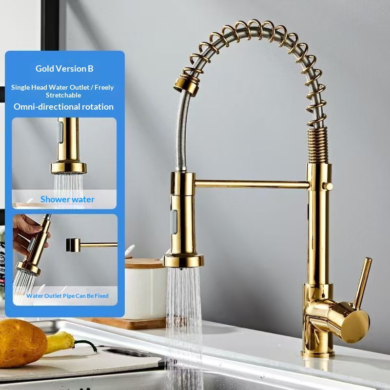 Rotatable Dual-Outlet Swivel Splash-Proof Faucet 10