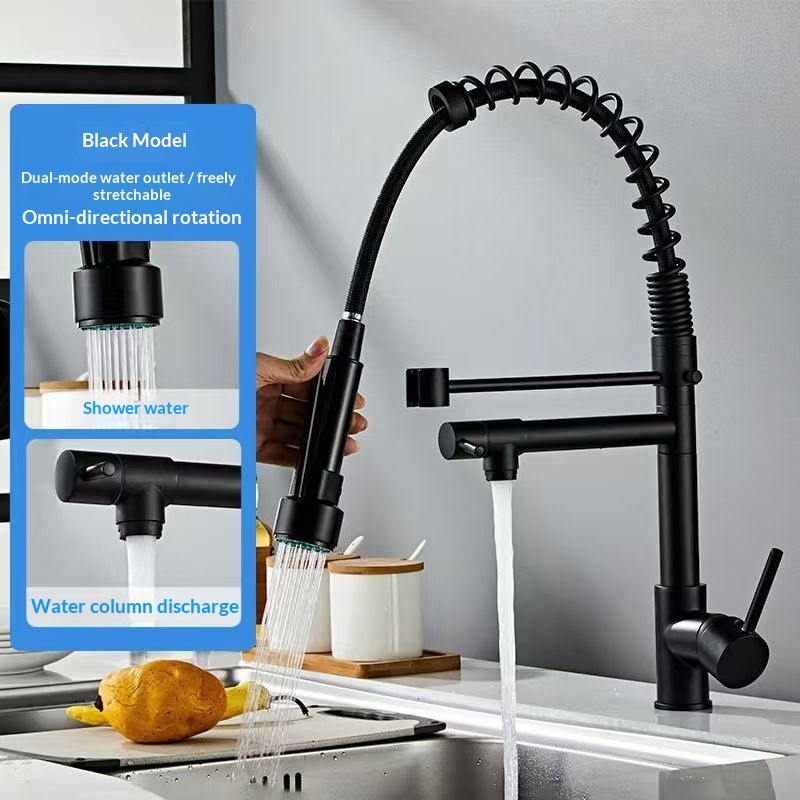 Rotatable Dual-Outlet Swivel Splash-Proof Faucet 7