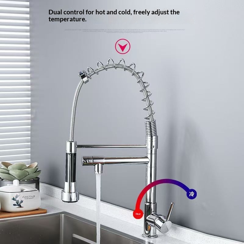 Rotatable Dual-Outlet Swivel Splash-Proof Faucet 3