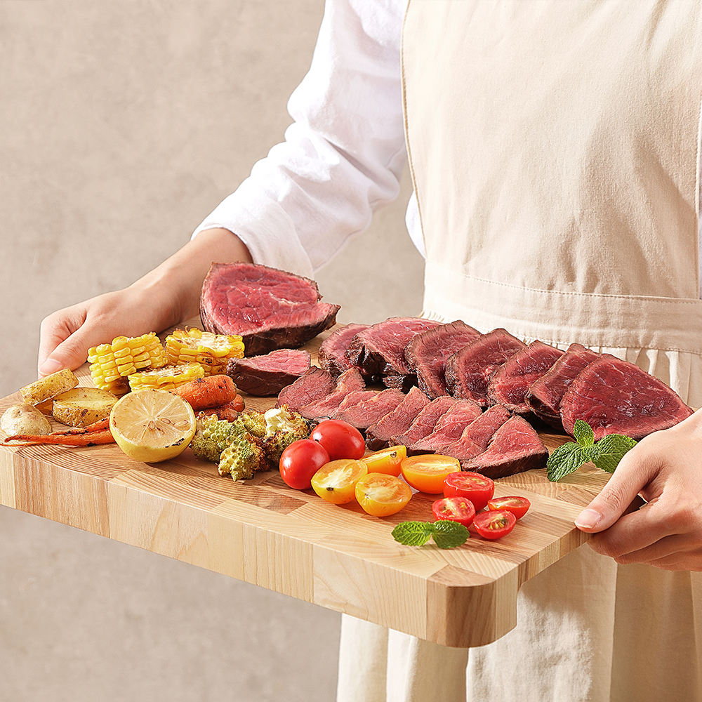 Seamless Splicing Of Durable Grey Wood Chopping Boards