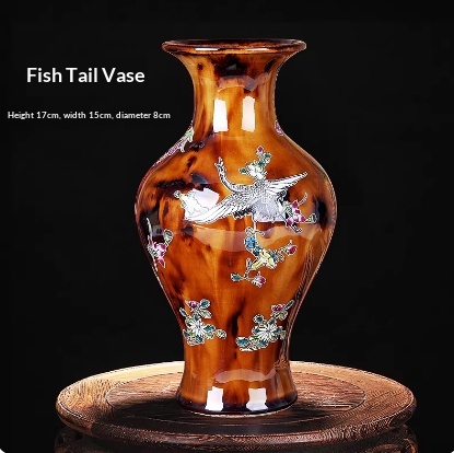 Hand-painted Chinese-style Ceramic Decorative Ornaments For Living Room Bookcases And Display Shelves