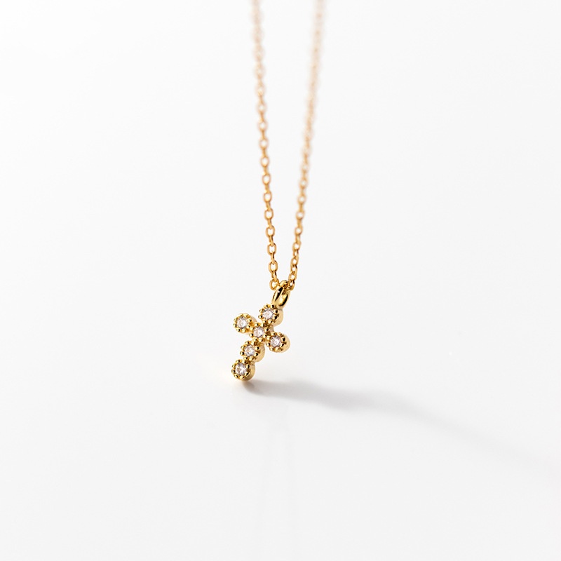 S925 Sterling Silver Versatile Cross Necklace For Women