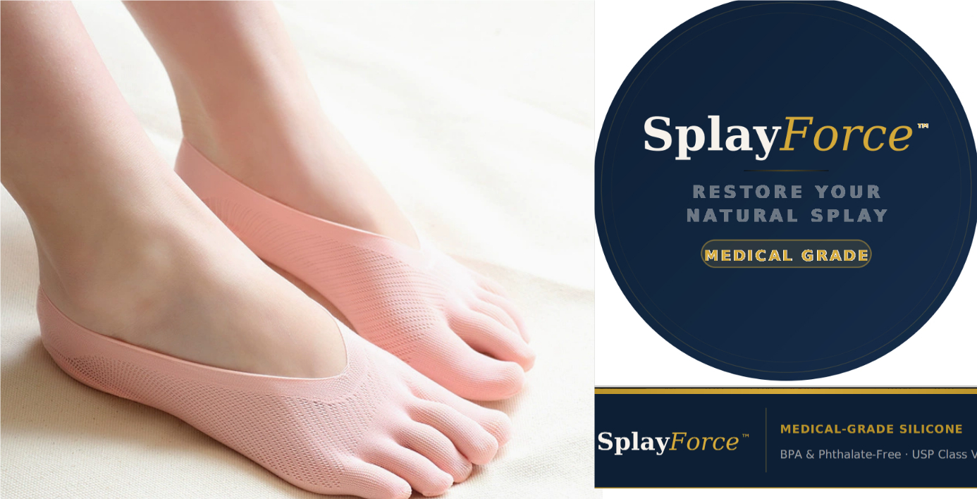 Non-Slip Silicone Traction Five Toe Socks for Women
