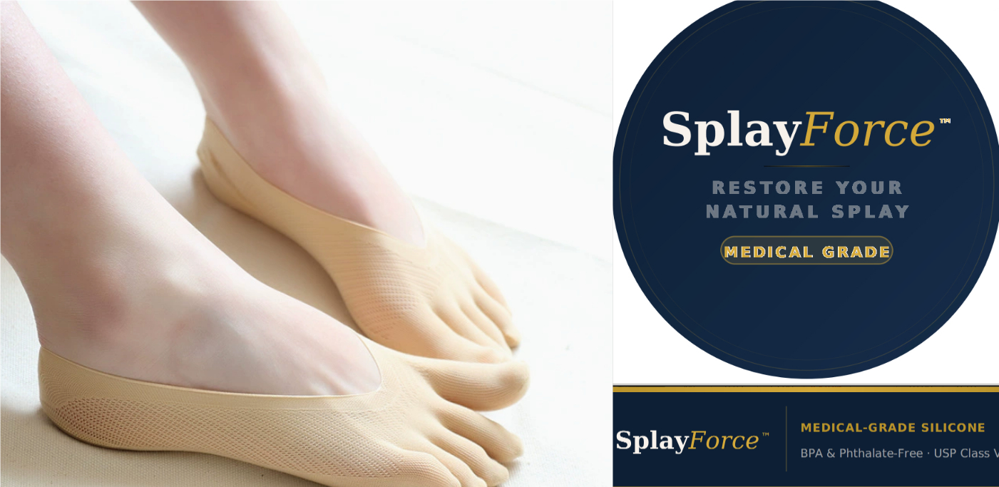 Non-Slip Silicone Traction Five Toe Socks for Women