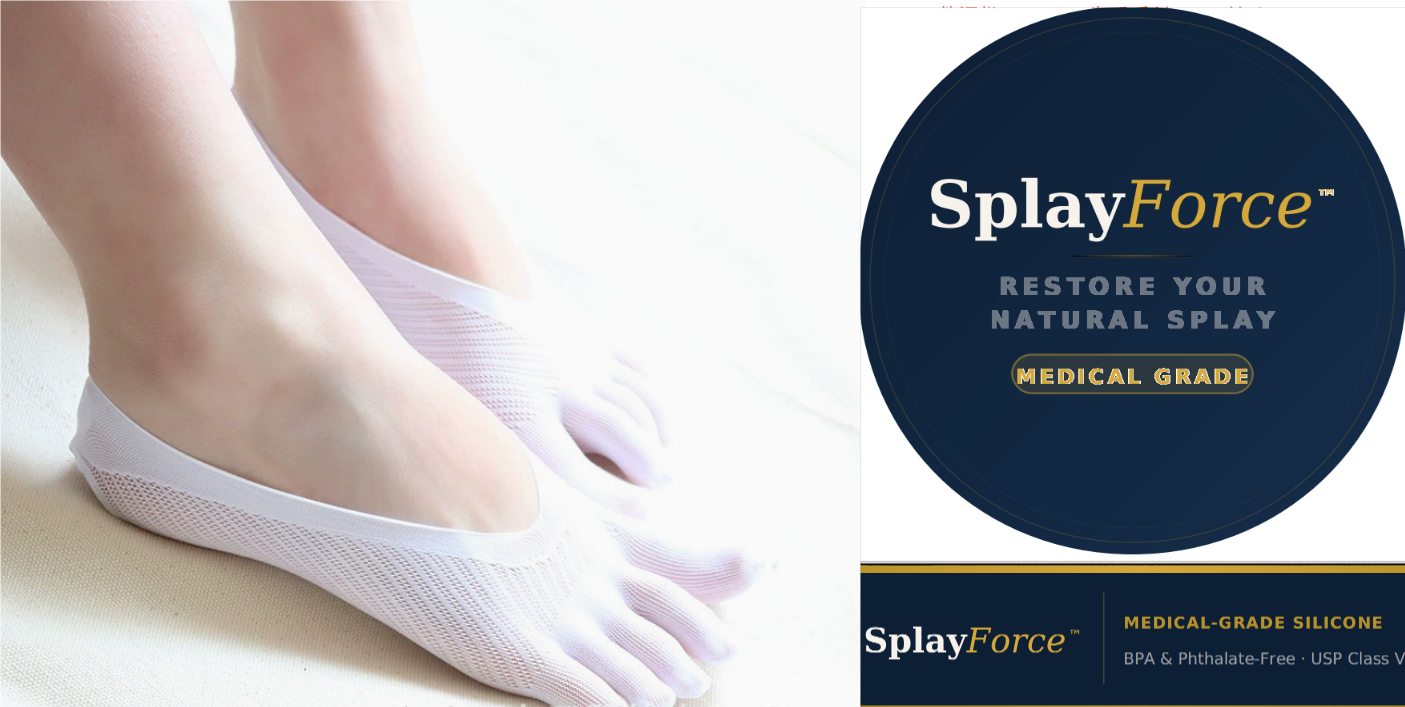 Non-Slip Silicone Traction Five Toe Socks for Women
