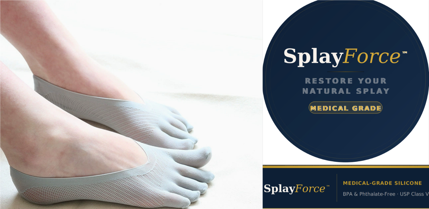 Non-Slip Silicone Traction Five Toe Socks for Women