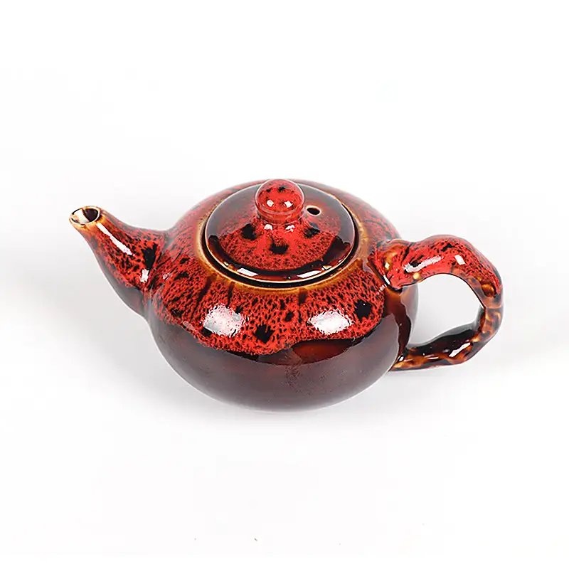 Creative Household High-Temperature Kiln-Changed Ceramic Teapot