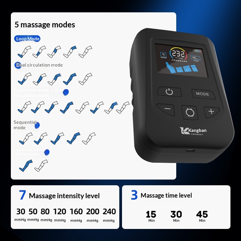 Household Sports Recovery Charging Four-Cell Leg Massager
