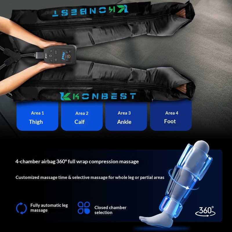 Household Sports Recovery Charging Four-Cell Leg Massager