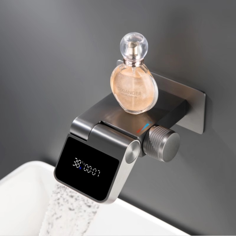 All-copper Built-in Digital Display Hot And Cold Water Faucet 3