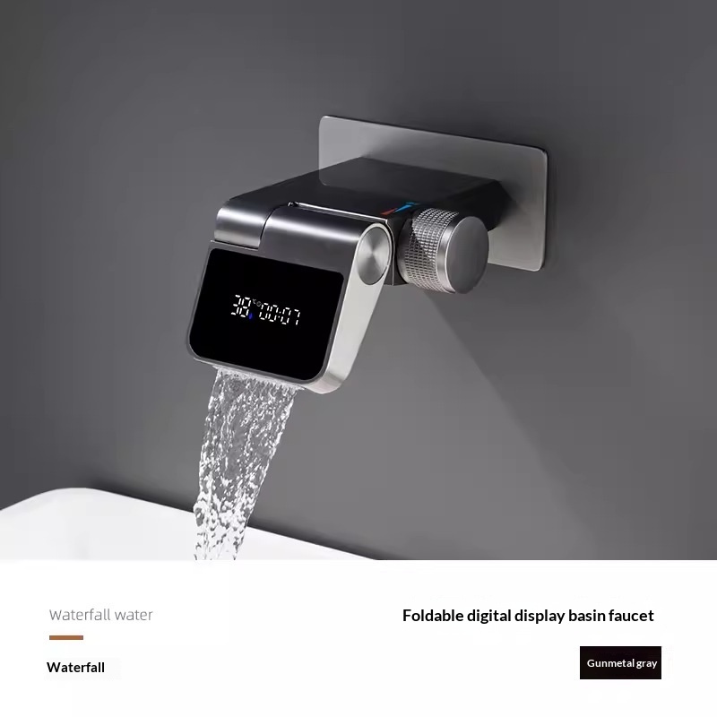 All-copper Built-in Digital Display Hot And Cold Water Faucet 8