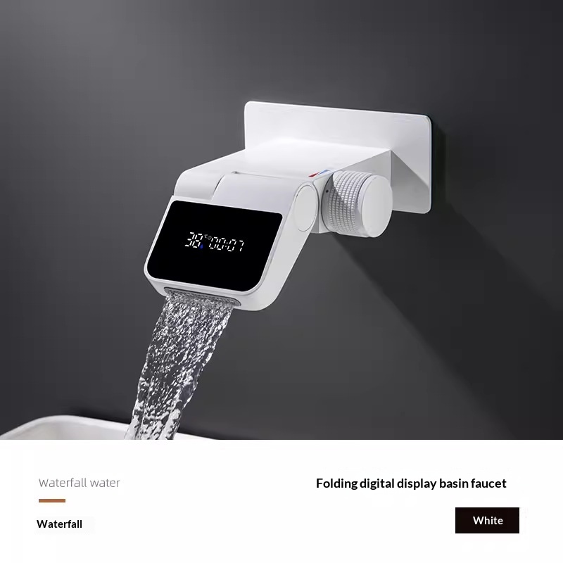All-copper Built-in Digital Display Hot And Cold Water Faucet 7