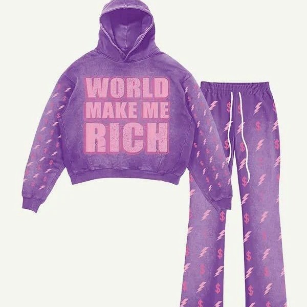 Fashion Casual Printed Polyester Sweater