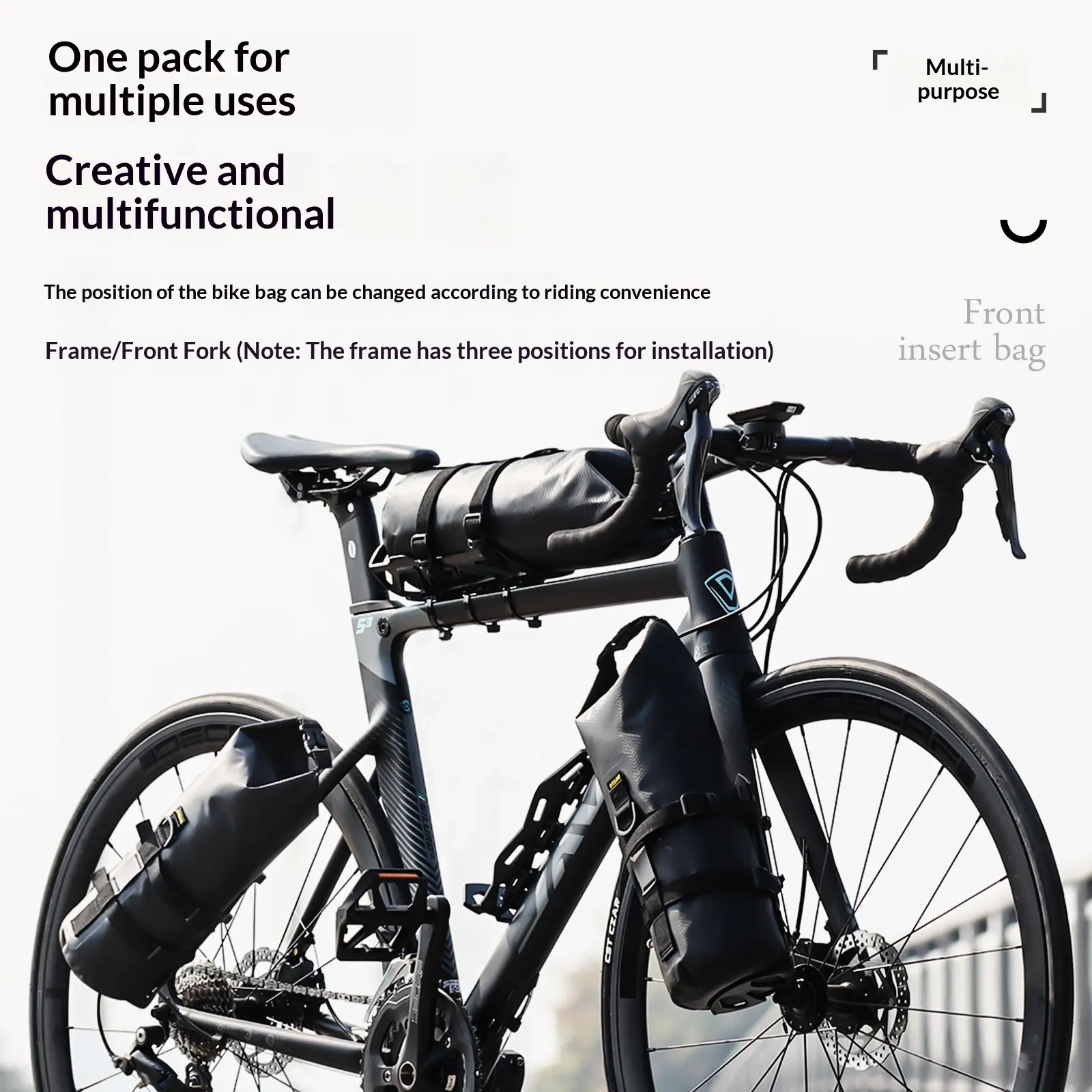 RoadMountain Bike Multi-Functional FrameFork Waterproof Bag