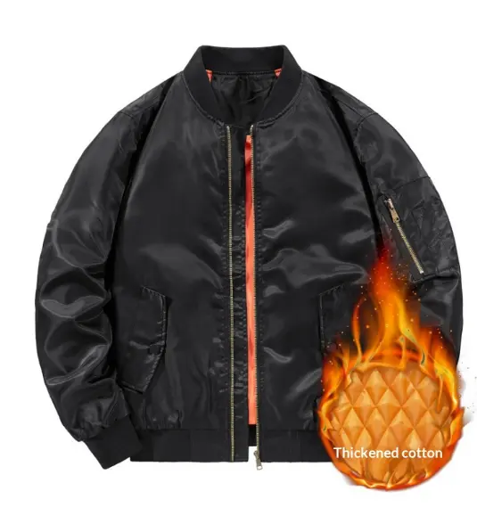 Men's Flight Suit Jacket Cotton Padded Coat