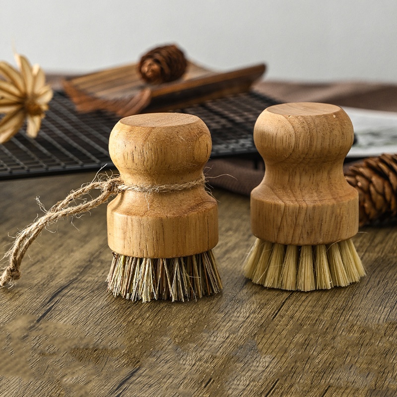 Oak Kitchen Pot- And Pan-friendly Sink Brush