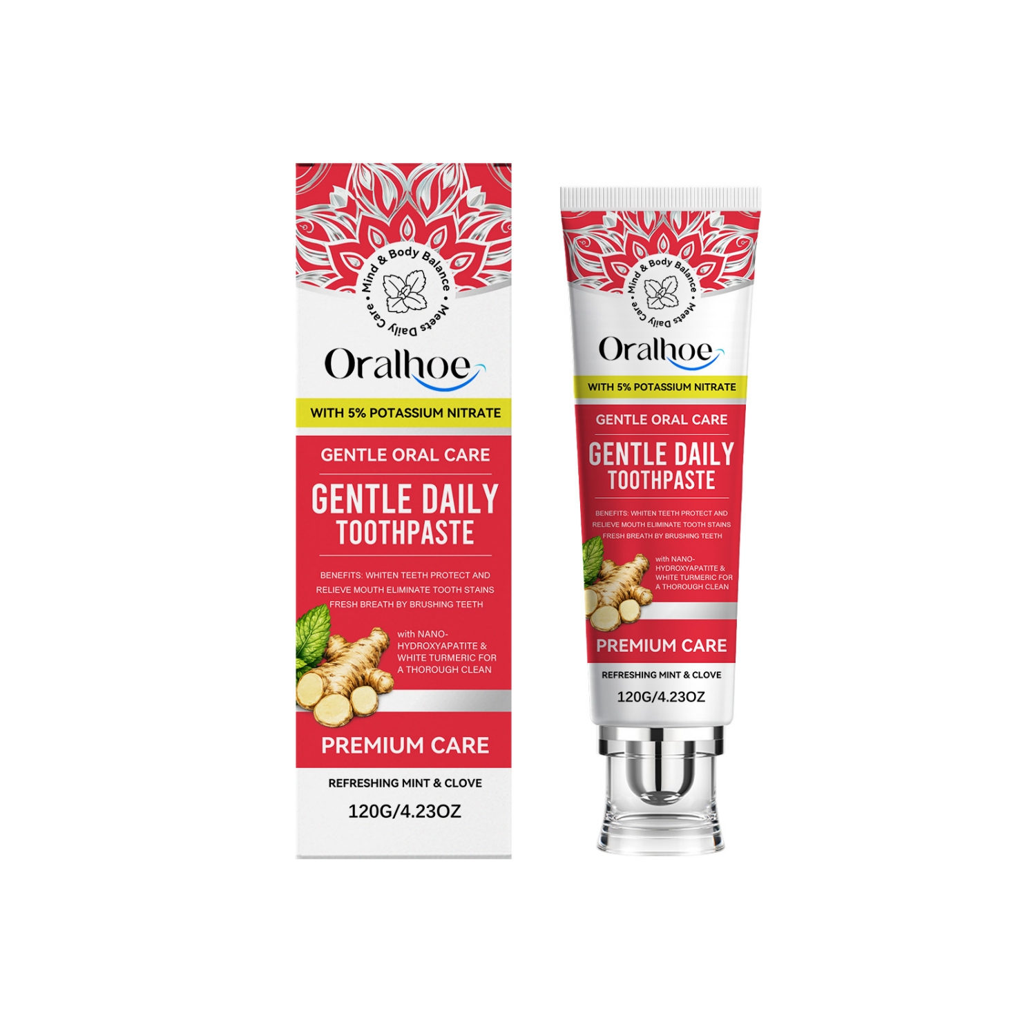 Whitening And Stain Removing Toothpaste