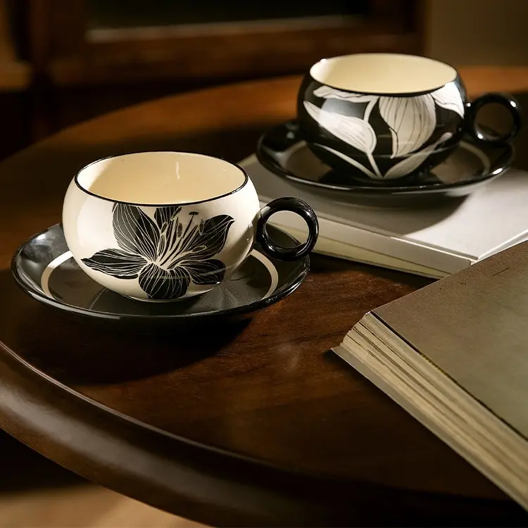 French-style Coffee Set Exquisite Afternoon Tea Cups