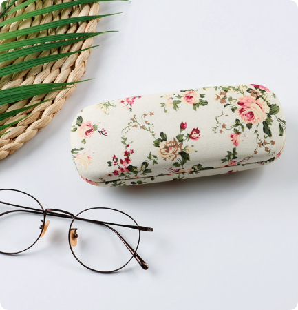 Women's Floral Vintage Myopia Glasses Case - Image 7