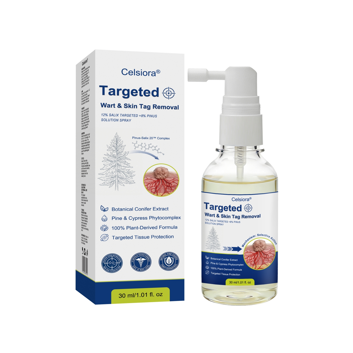 Targeted Wart Skin Tag Removal Spray