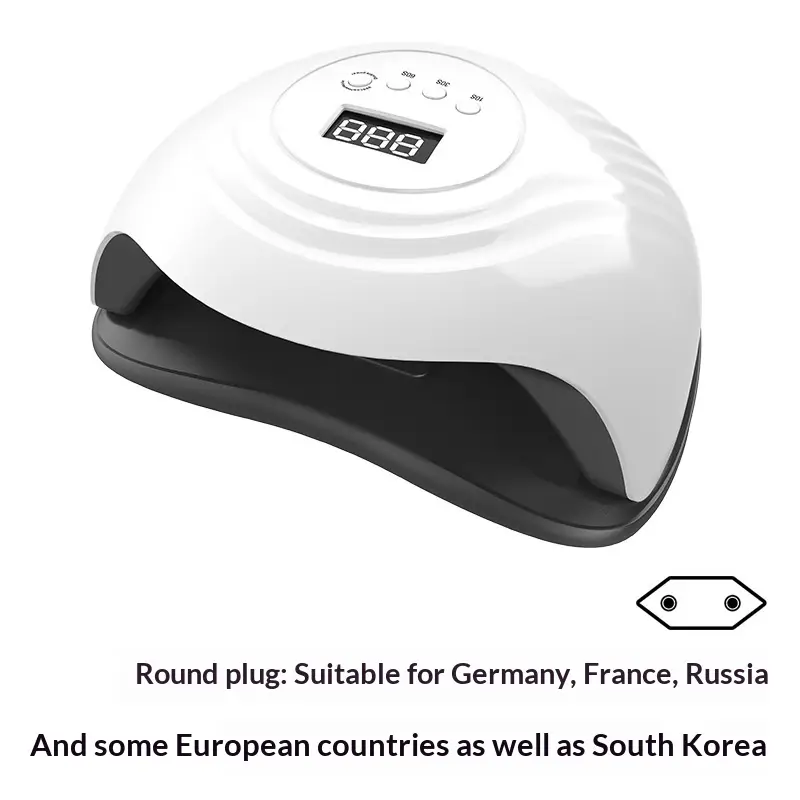 168W High-Power Shell-Shape Nail Lamp For Curing Gels
