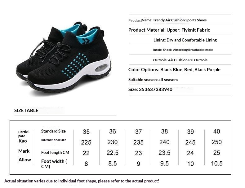 Footwear footwear size chart