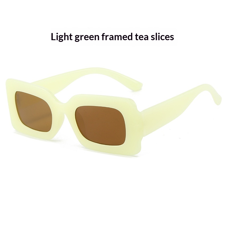 Retro Square Small-Frame Cross-Border Personalized Sunglasses - Image 17