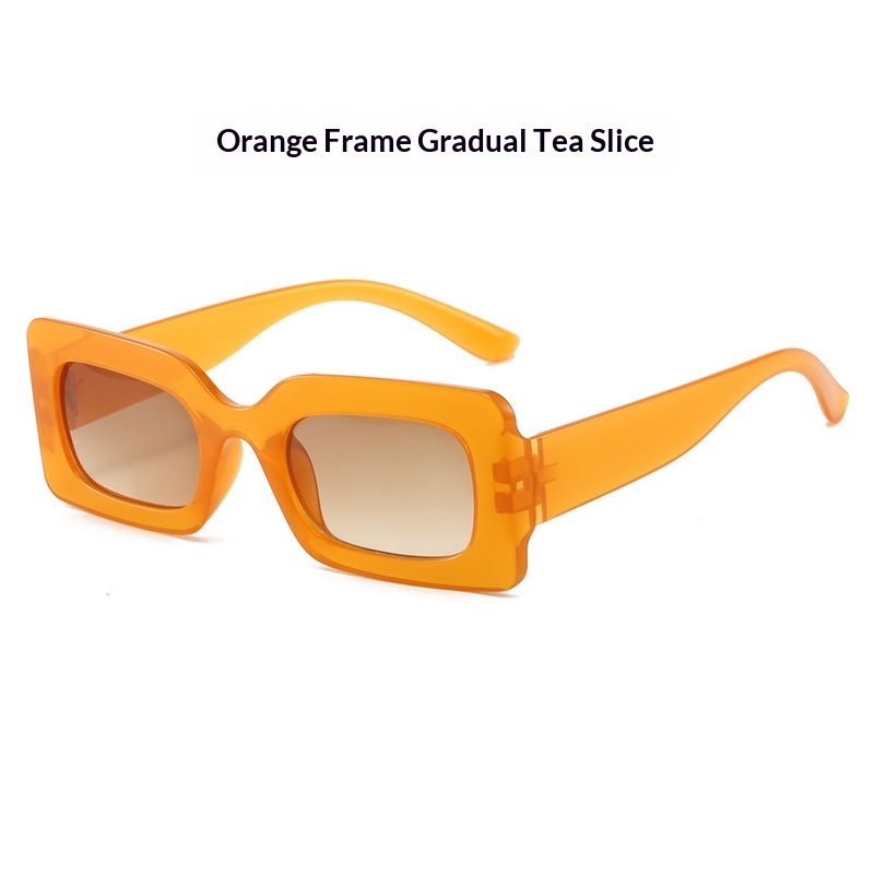 Retro Square Small-Frame Cross-Border Personalized Sunglasses - Image 2