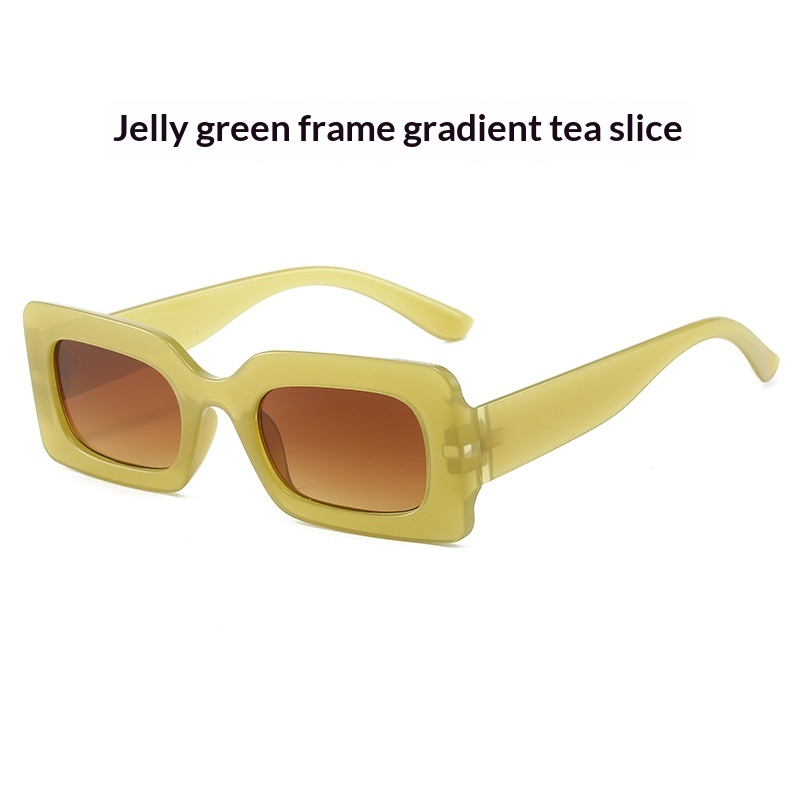 Retro Square Small-Frame Cross-Border Personalized Sunglasses - Image 9