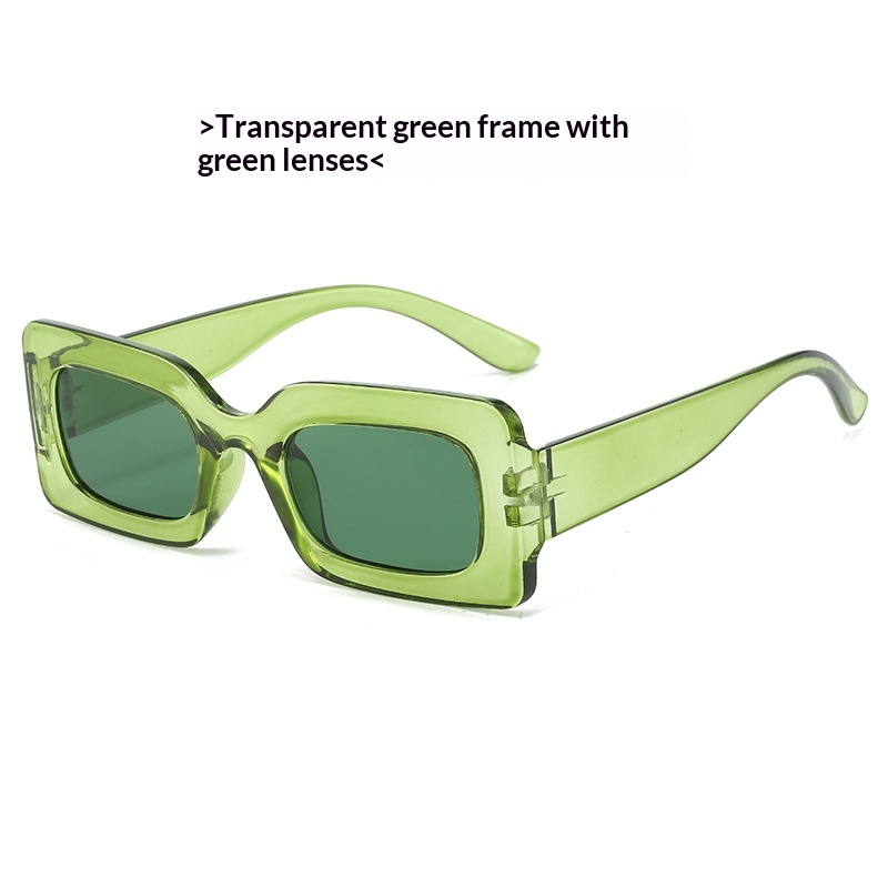 Retro Square Small-Frame Cross-Border Personalized Sunglasses - Image 10