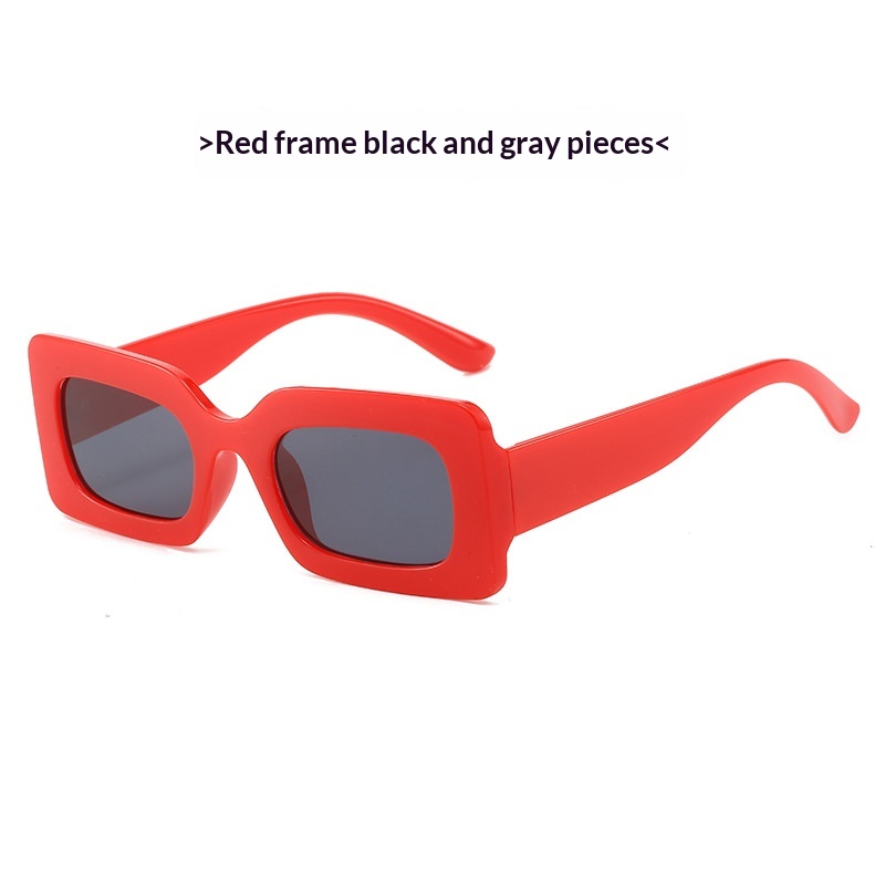 Retro Square Small-Frame Cross-Border Personalized Sunglasses - Image 12