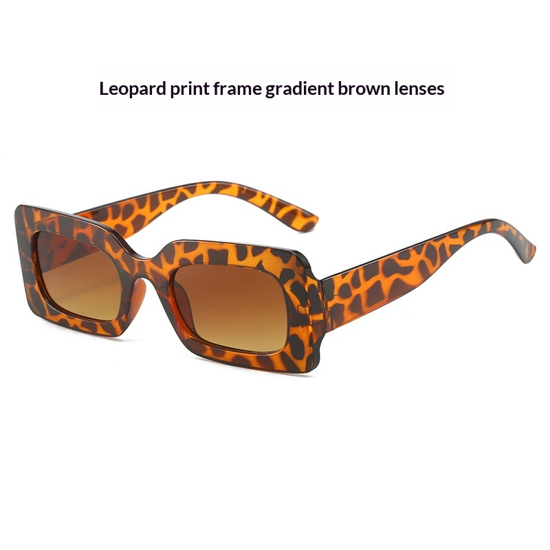 Retro Square Small-Frame Cross-Border Personalized Sunglasses - Image 5