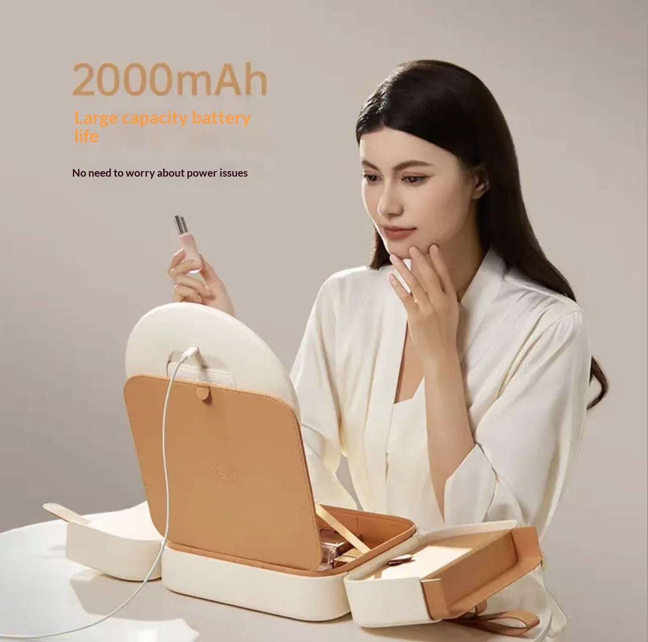 Bag Makeup Mirror Portable Mirror With Light
