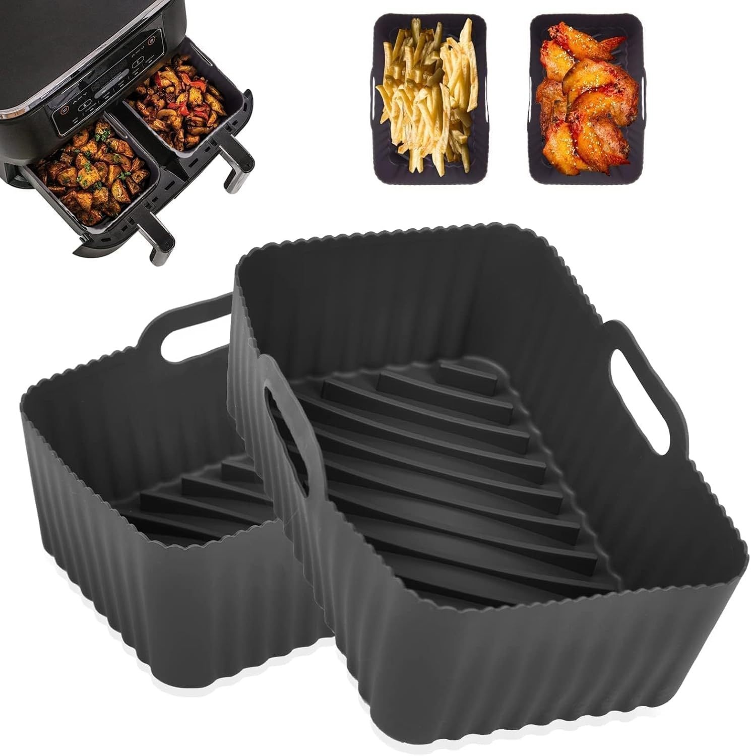 Reusable Air Fryer Splash Guard - Image 1