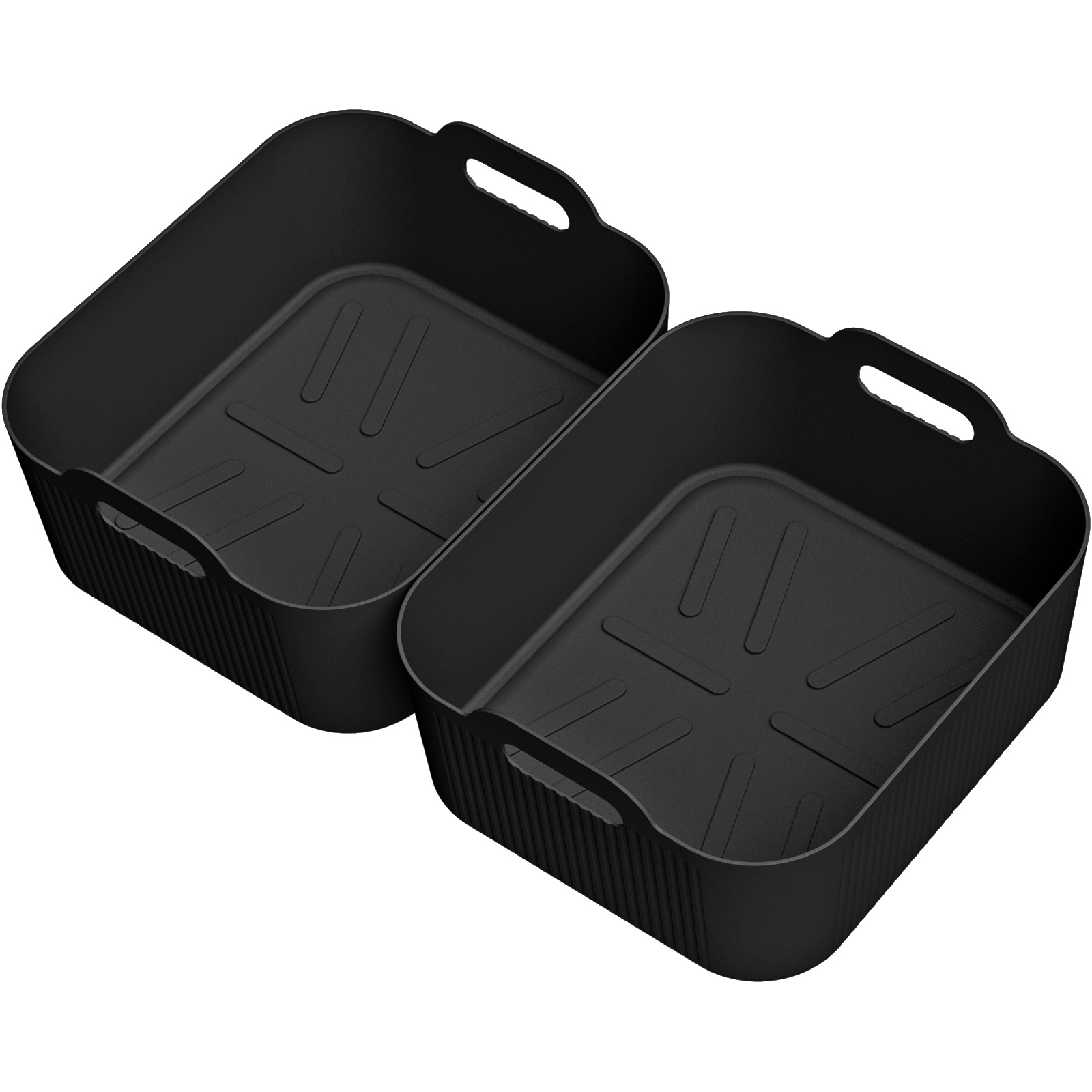 Silicone Baking Tray Air Fryer Double Assembly