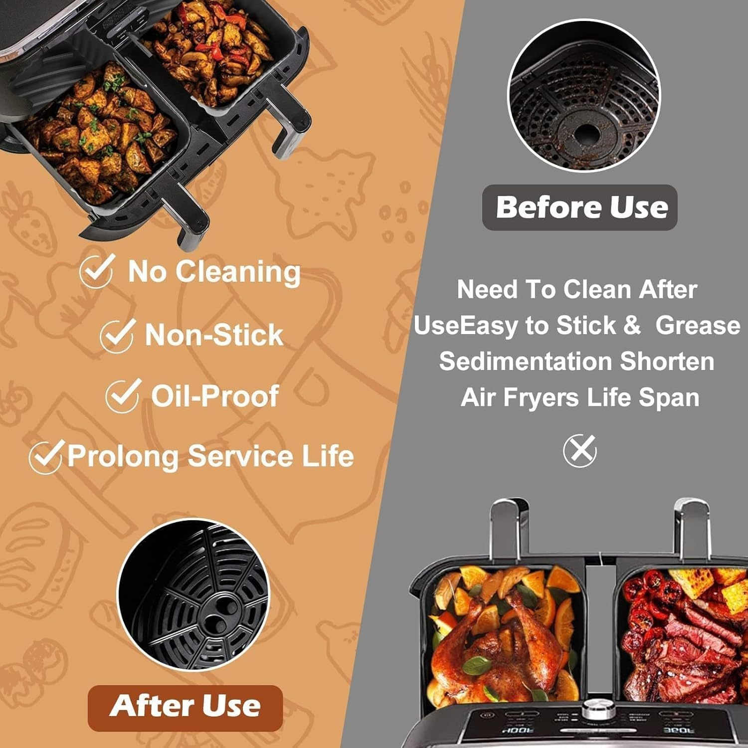 Reusable Air Fryer Splash Guard - Image 4