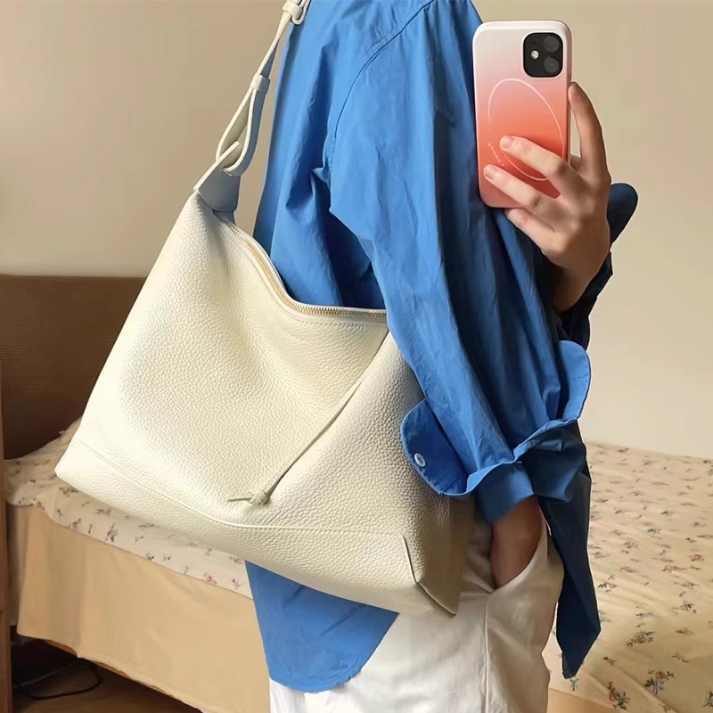Leather Crossbody Tote Bag, picture 2 of 7